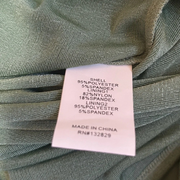 Revolve Not Yours To Keep Arielle Strapless Midi Dress - Sage Green, Size XS - Picture 10 of 10